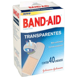 Curativo Band-Aid com 40un Transparente