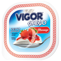 Iogurte Grego Zero Vigor 100gr Morango