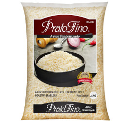 Arroz Prato Fino Parboilizado 5kg