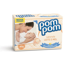 Sabonete Pom Pom 80gr Leite e Mel