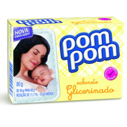 Sabonete Pom Pom 80gr Glicerinado