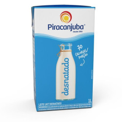 Leite Longa Vida Piracanjuba 1lt Desnata
