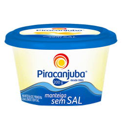 Manteiga Piracanjuba Pote 200gr Sem Sal
