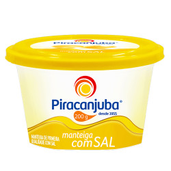Manteiga Piracanjuba Pote 200gr Com Sal 