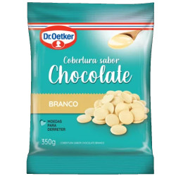Cobertura Dr Oetker Moeda 350gr Branco