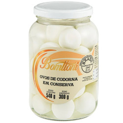 Ovos de Codorna em Conserva Bomttoni 300