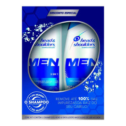 Kit Shampoo Head e Shoulders 200ml 3em1