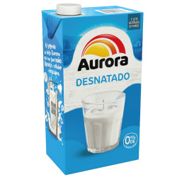 Leite Aurora Longa Vida 1L Desnatado