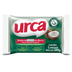 Sabão Barra Urca 180gr Coco 