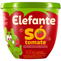 Extrato de Tomate Elefante Pote 300gr Só