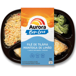 Prato Aurora 310gr Filé Tilápia com Mant
