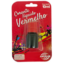 Corante Doce Festa 10ml Vermelho
