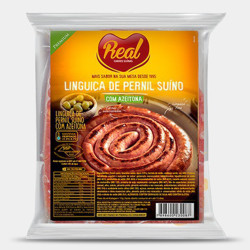Linguiça Real Fina Pernil Pacote 500gr C