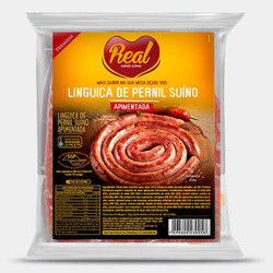 Linguiça Real Fina Pernil Pacote 500gr A
