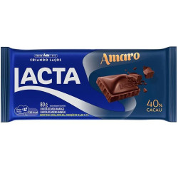 Chocolate Lacta 80gr Amaro
