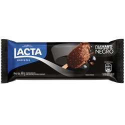Picolé Lacta 68gr Diamante Negro