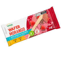 Biscoito Wafer Vitao Zero 90gr Morango