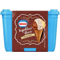 Sorvete Nestlé 1,5Lt Napolitano Flocos