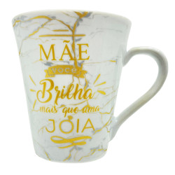 Caneca Porcelana Mãe 300ml Sortida
