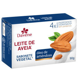 Sabonete Davene Leite Aveia 90gr Amêndoa
