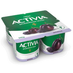 Leite Fermentado Activia 340gr Ameixa