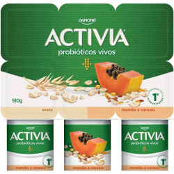 Leite Fermentado Activia 510ml Mamão e C