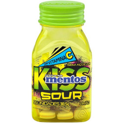 Drops Mentos 38,5g Kiss Sour Limão
