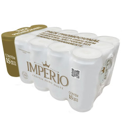 Cerveja Lata 350ml Império Pack com 15un