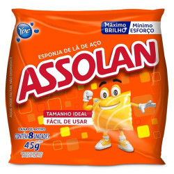Esponja Aço Assolan 45gr