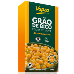 Grão de Bico Cozido Vapza 500gr