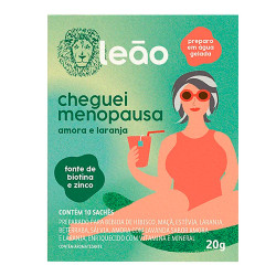 Chá Leão Fases 20gr Amora e Laranja