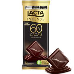 Chocolate Lacta Intense 60% Cacau 