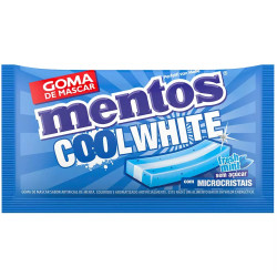 Goma Mascar Mentos Cool White 8,5gr Fres