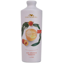 Chá Branco Casa Madeira Vidro 500ml Pêss