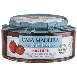 Geleia Casa Madeira Zero 220gr Morango 
