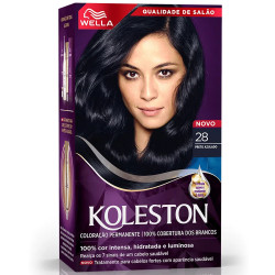 Coloração Wella Koleston 28 Preto Azulad