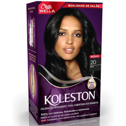 Coloração Wella Koleston 20 Preto 