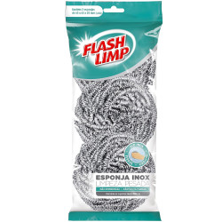Esponja Flash Limp Inox Limpeza  Pesada 
