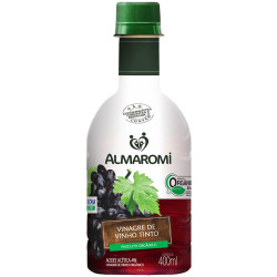 Vinagre Almaromi Orgânico 400ml Vinho Ti