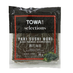 Folha Yaki Sushi Nori com 10 Folhas