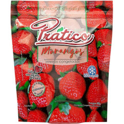 Morango Congelado Prático Pacote 400g