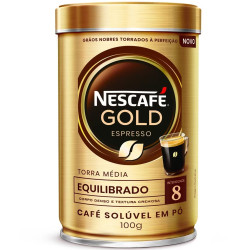 Café Solúvel Nescafé Gold Lata 100gr Int