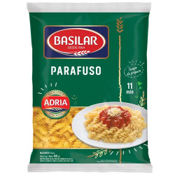 Macarrão Semolado Basilar 400gr Parafuso