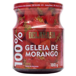 Geleia Delakasa 180gr Zero Morango 