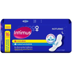 Absorvente Noturno com Aba Intimus Suave