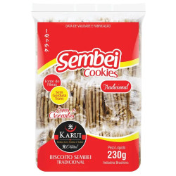 Biscoito Cookies Sembei Karui 230g Tradi