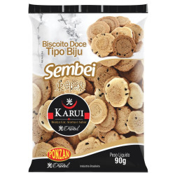 Biscoito Sembei Karui 90gr Tradicional