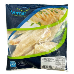 Filé Merluza Argentina Vemar 500gr S/Pel
