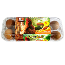 Ovos Vermelhos com 10un Dafran Grande