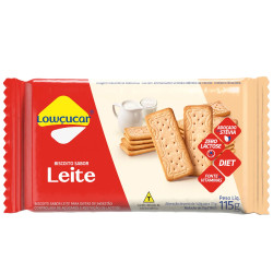 Biscoito Lowçucar 115gr Leite